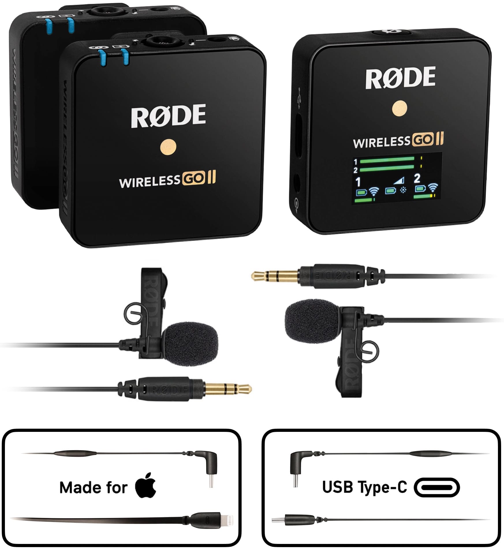 RØDE Wireless GO 2 Dual Wireless Microphone – Frank Gear