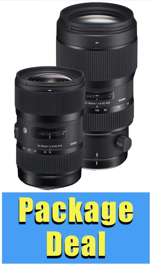 Sigma Lens Package Deal