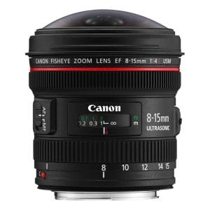 Canon Ef 8 15mm Fisheye Lens